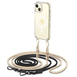 Tech-Protect iPhone 15 Skal MagSafe FlexAir Chain Svart/Beige