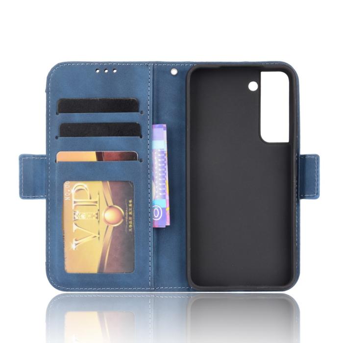 Bild 6, Samsung Galaxy S22 Plus Fodral Avtagbart Kortfodral Blå