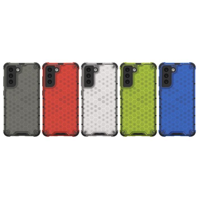 Bild 5, Samsung Galaxy S21 FE Skal Armor Honeycomb Textur Svart