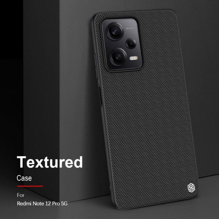 Bild 4, NILLKIN Xiaomi Redmi Note 12 Pro 5G Skal Nylon Hybrid Svart