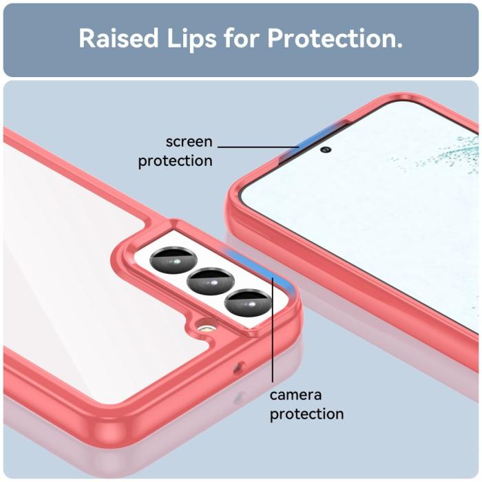 Bild 6, Samsung Galaxy S23 Skal Akryl/TPU Röd