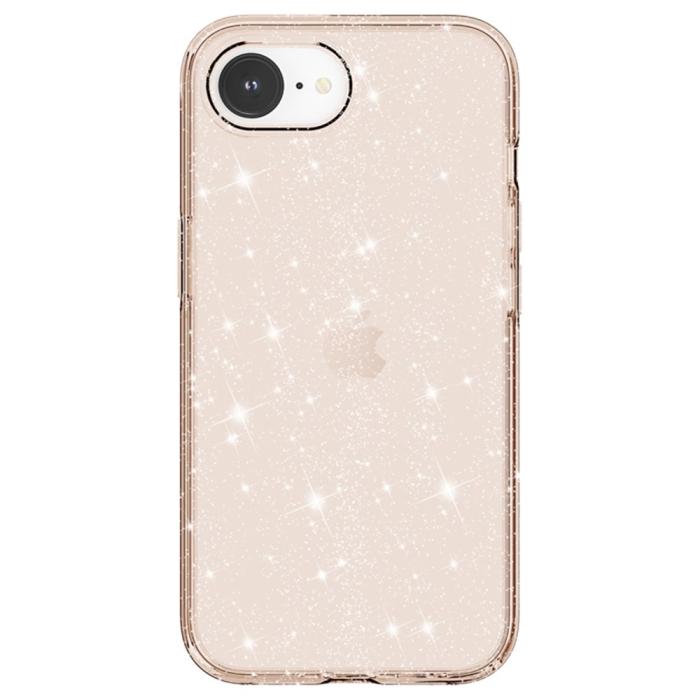 Bild 3, iPhone 17e / 16e Skal Glitter Shockproof Guld