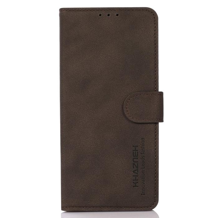 Bild 2, KHAZNEH Motorola Moto G31 / G41 Fodral Retro Läder Brun