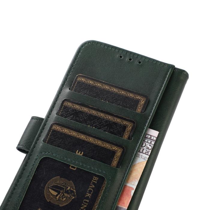 Bild 4, Motorola Edge 50 Fodral Läder Grön