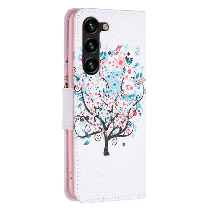 Bild 5, Galaxy S25 Plus / S24 Plus Fodral Med Tryck Blommigt Träd