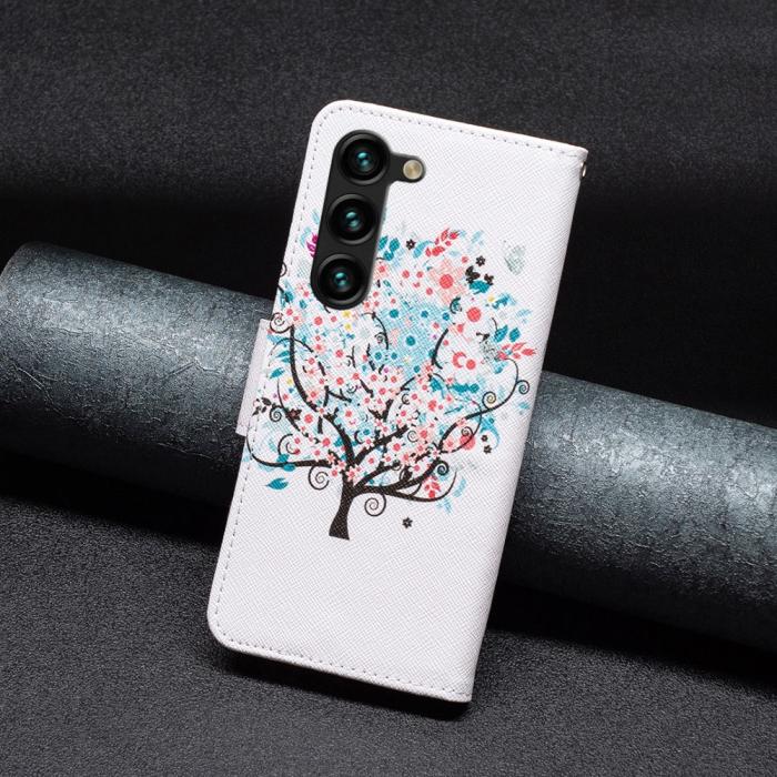 Bild 6, Galaxy S25 Plus / S24 Plus Fodral Med Tryck Blommigt Träd