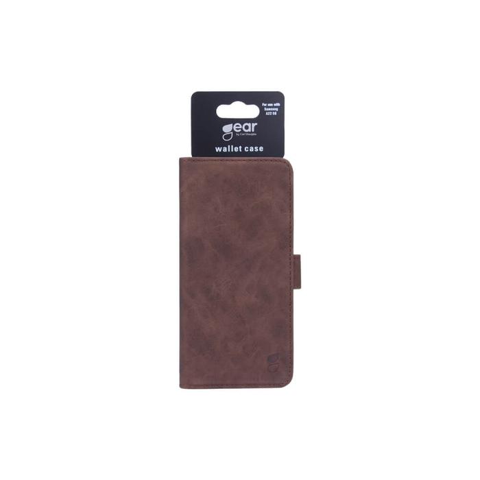 Bild 2, GEAR Samsung Galaxy A22 5G Fodral Nubuck Läder Brun