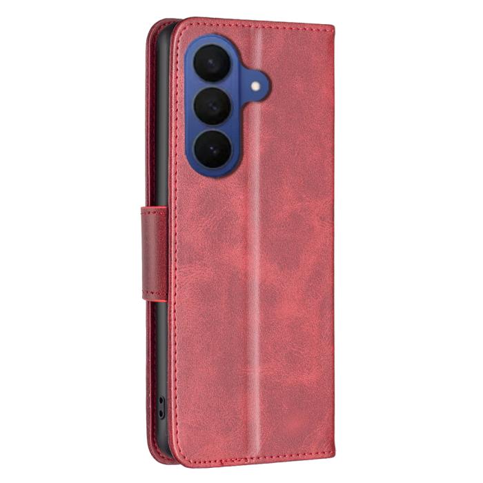 Bild 3, Samsung Galaxy S26 Fodral Läder Röd