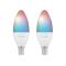 Hombli Smart Lampa E14 RGB Promo 2-Pack CCT