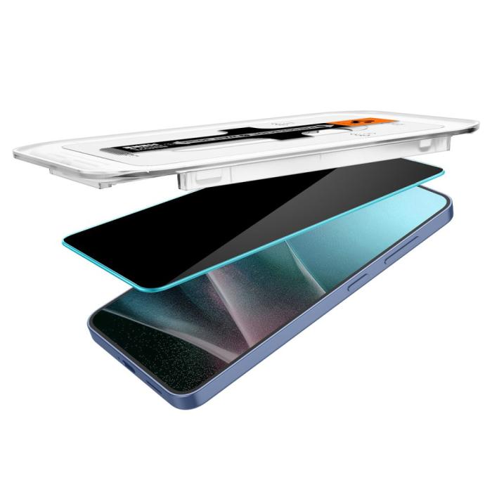 Bild 5, Spigen Galaxy S25/S24 2-PACK Skärmskydd GLAS.tR 