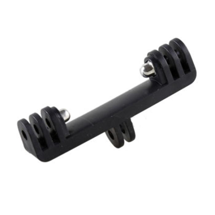 Bild 4, Dubbelfäste Med Skruv Adapter För Actionkamera Svart