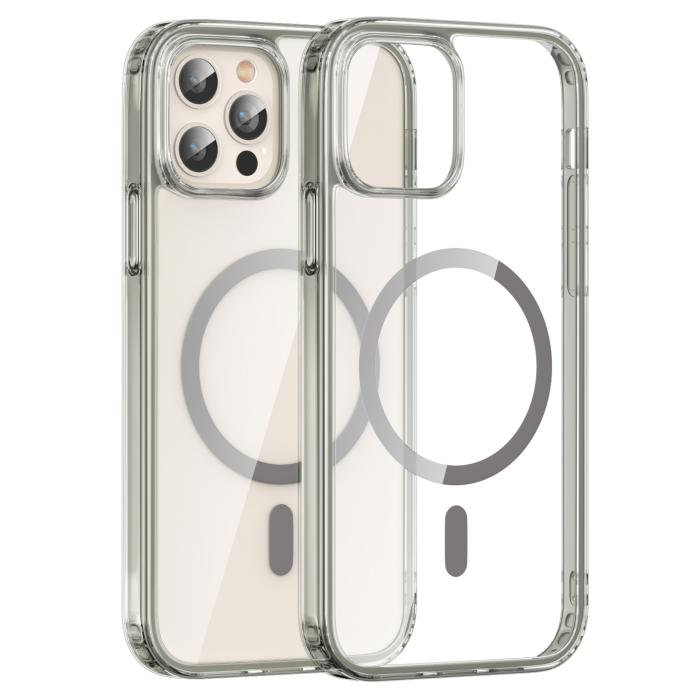 Bild 2, ColorPop iPhone 12 Pro Max Skal CH MagSafe Transparent/Titanium