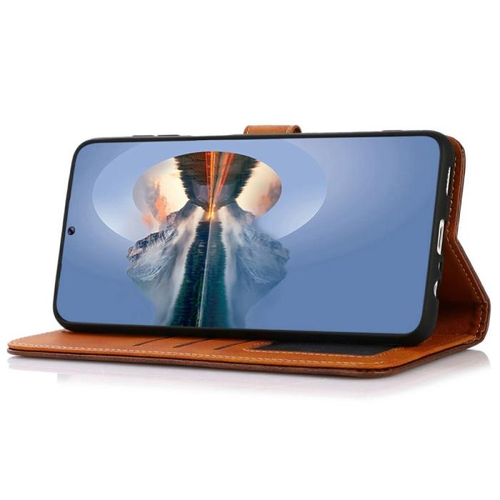 Bild 3, KHAZNEH Motorola Moto E22i Fodral Dual Color Brun