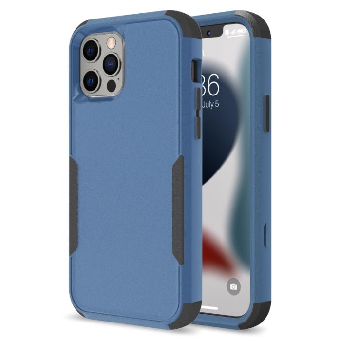 Bild 3, iPhone 14 Pro Max Skal Shockproof Hybrid Blå/Svart