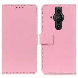 Sony Xperia Pro-I Fodral Läder Ljus Rosa