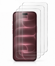 3-Pack iPhone 18 Pro Sk&auml;rmskydd i H&auml;rdat glas