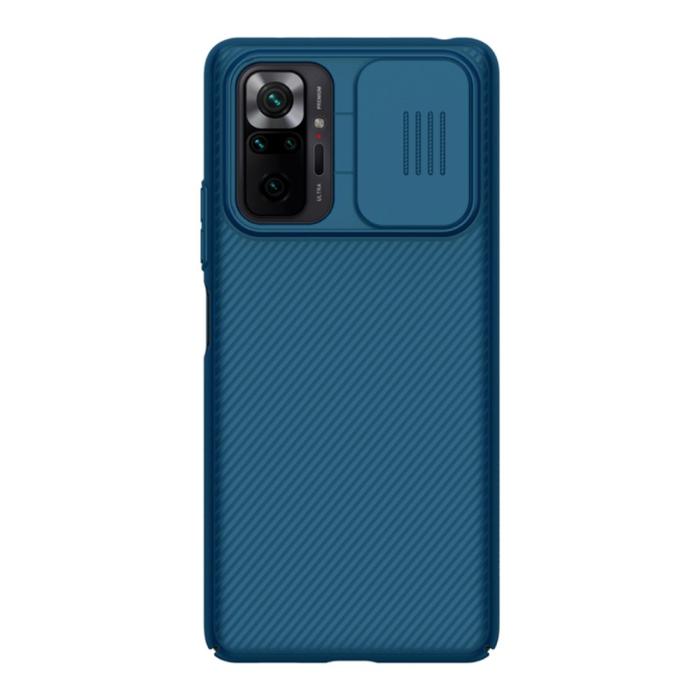 Bild 3, Xiaomi Redmi Note 10 Pro - NILLKIN CamShield Pro Skal - Blå