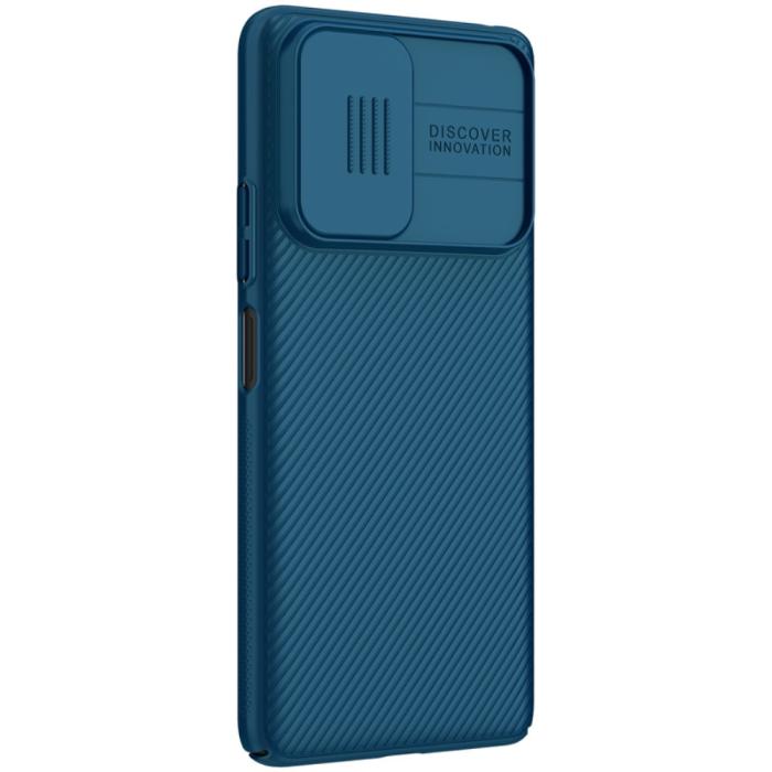 Bild 5, Xiaomi Redmi Note 10 Pro - NILLKIN CamShield Pro Skal - Blå