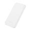 Snabbladdare 10000 mAh powerbank med LED - Vit