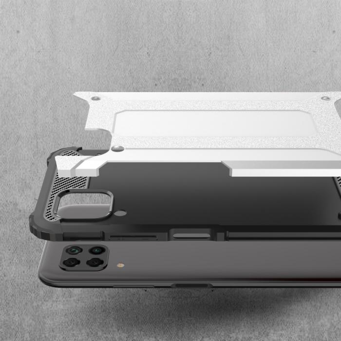 Bild 3, Huawei P40 Lite - Hybrid Armor Skal - Silver