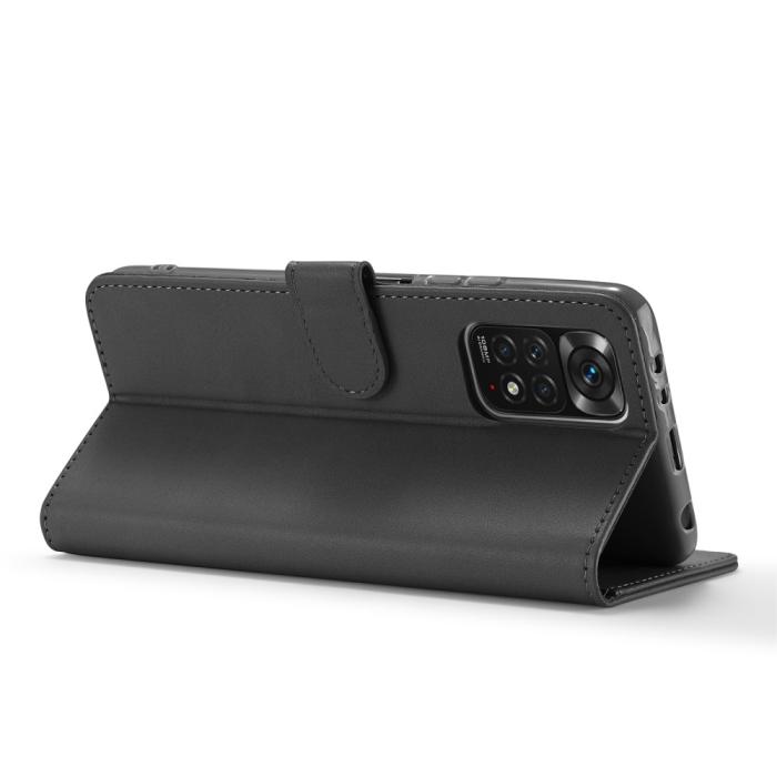 Bild 5, LC.IMEEKE Xiaomi Redmi Note 11 Pro 5G Fodral Läder Svart