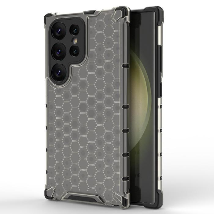 Bild 1, Galaxy S24 Ultra Skal Honeycomb Shockproof Hybrid Svart