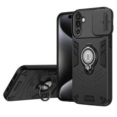 Samsung Galaxy A27 5G Skal Camshield Kickstand Svart