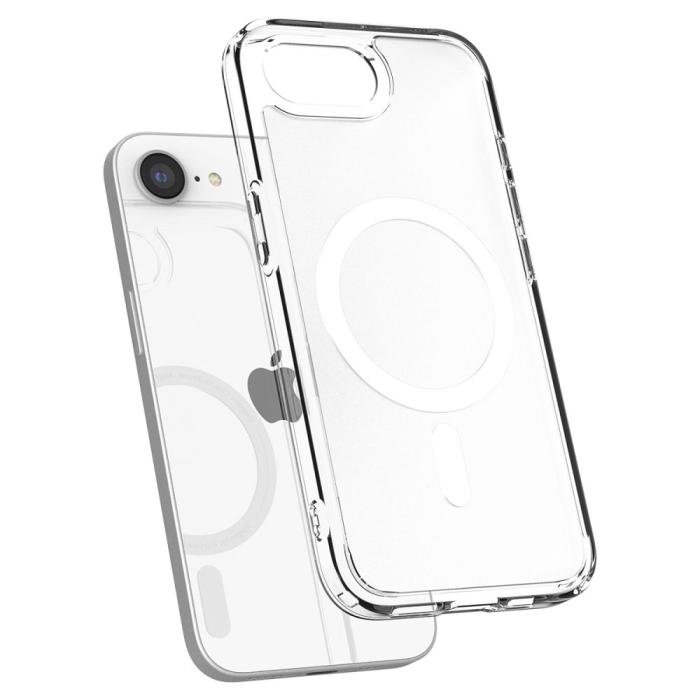 Bild 6, Spigen iPhone 17e / 16e Skal MagSafe Ultra Hybrid Frost White