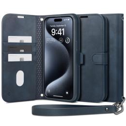 Spigen iPhone 15 Pro Fodral Wallet "S" Pro Navy