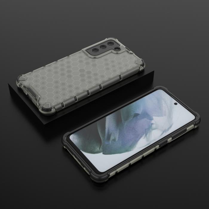 Bild 6, Samsung Galaxy S21 FE Skal Armor Honeycomb Textur Svart