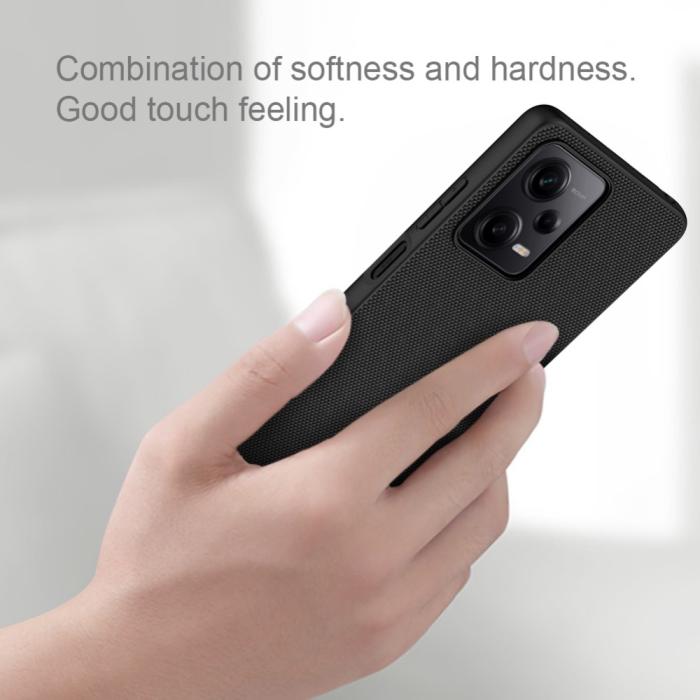 Bild 5, NILLKIN Xiaomi Redmi Note 12 Pro 5G Skal Nylon Hybrid Svart