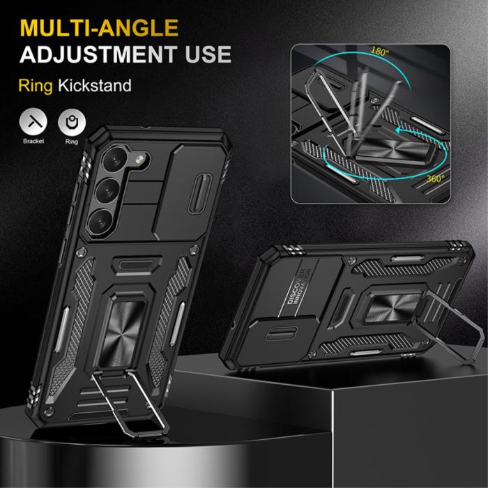 Bild 4, Samsung Galaxy S23 Plus Skal Ring CamShield Svart
