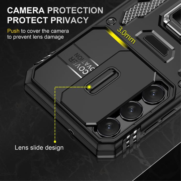 Bild 5, Samsung Galaxy S23 Plus Skal Ring CamShield Svart