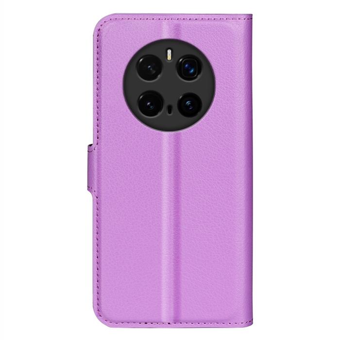 Bild 6, Honor Magic7 Pro Fodral Litchi Läder Lila