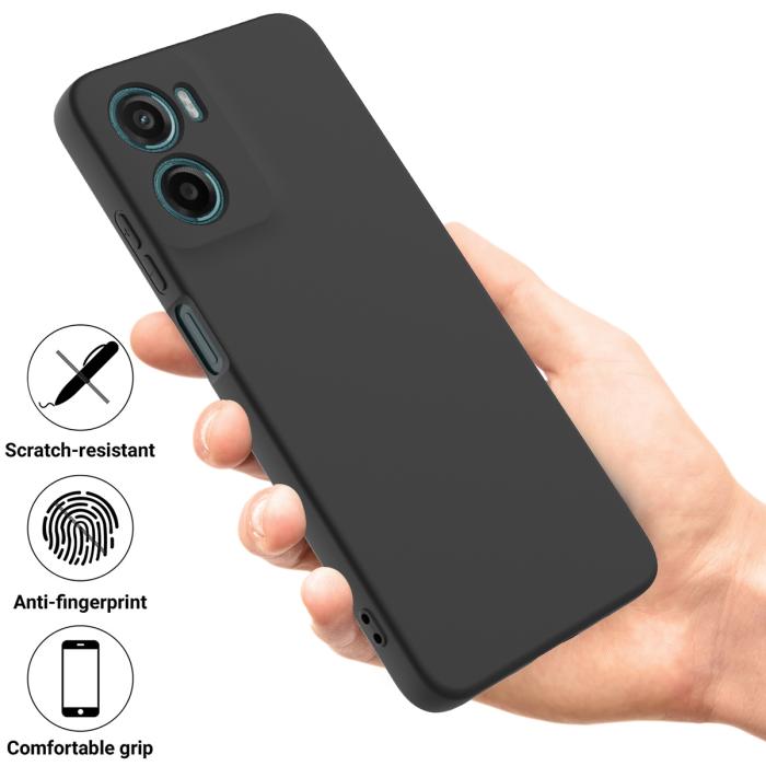 Bild 2, Motorola Moto G06 Power Skal Liquid Silikon Svart