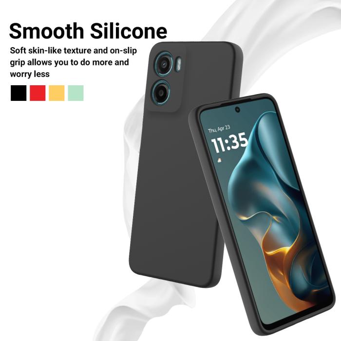 Bild 3, Motorola Moto G06 Power Skal Liquid Silikon Svart