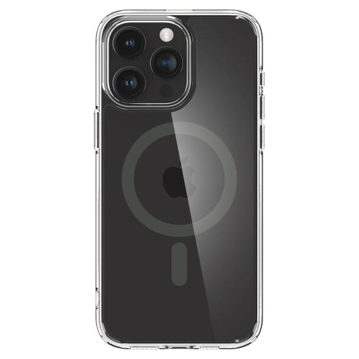 Bild 2, Spigen iPhone 15 Pro Skal MagSafe Ultra Hybrid Graphite