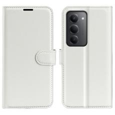 Xiaomi Redmi 15 Fodral Litchi L&auml;der Vit