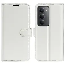 Xiaomi Redmi 15 Fodral Litchi L&auml;der Vit