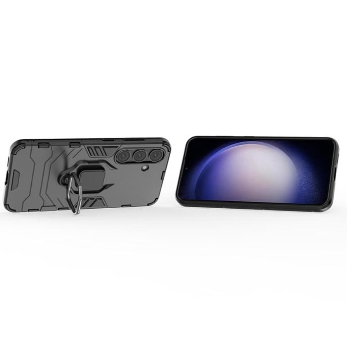 Bild 2, Samsung Galaxy S24 Skal Ring Armor Hybrid Svart