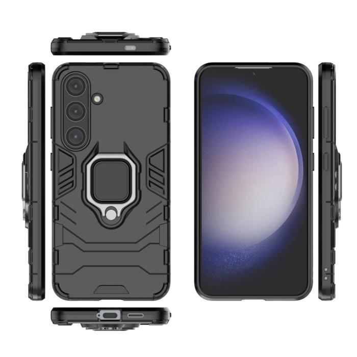 Bild 5, Samsung Galaxy S24 Skal Ring Armor Hybrid Svart