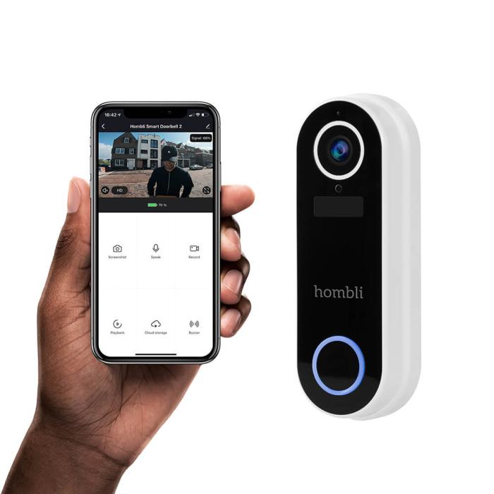 Bild 6, Hombli Smart Dörrklocka Pack Vit