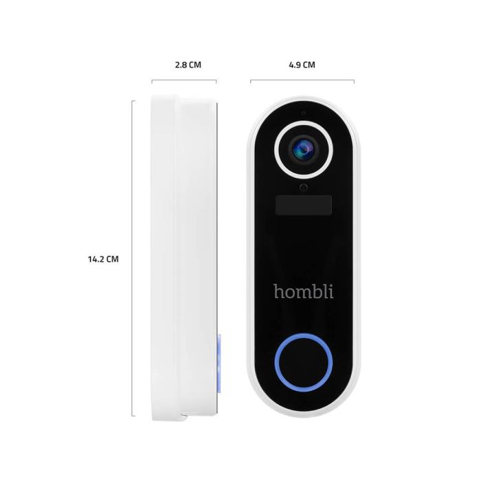 Bild 10, Hombli Smart Dörrklocka Pack Vit