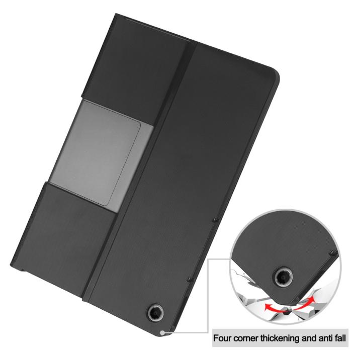 Bild 5, Lenovo Tab Plus Fodral Läder Svart