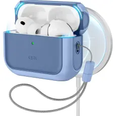 ESR AirPods Pro 3 Skal MagSafe Orbit HaloLock Bl&aring;