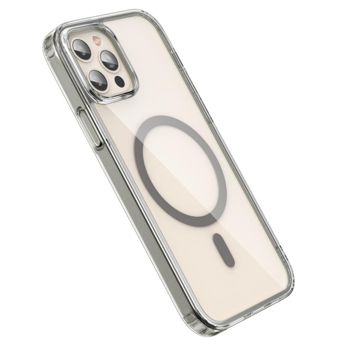 Bild 3, ColorPop iPhone 12 Pro Max Skal CH MagSafe Transparent/Titanium
