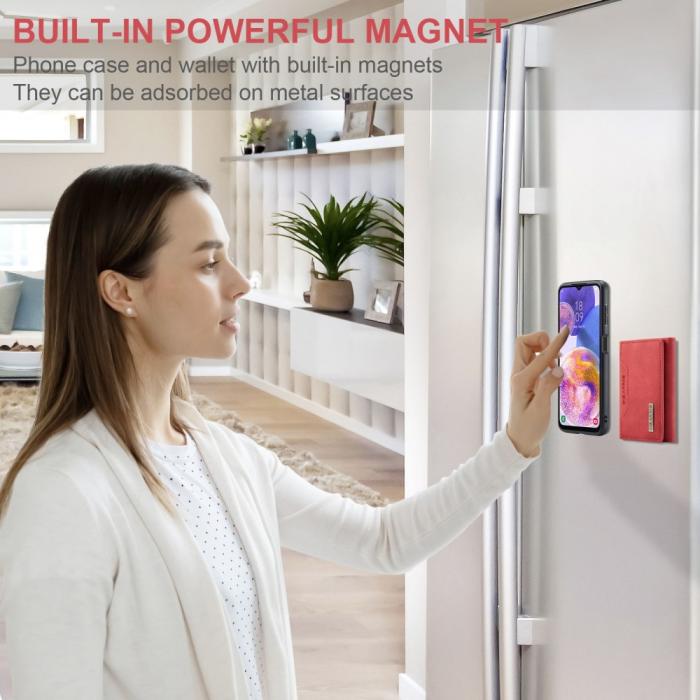 Bild 5, DG.MING Galaxy A23 5G Skal 2in1 Magnetisk Avtagbart Kortfack