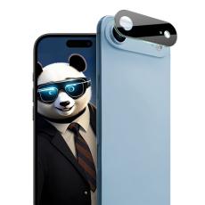 IMAK iPhone Air Linsskydd H&auml;rdat Glas Svart