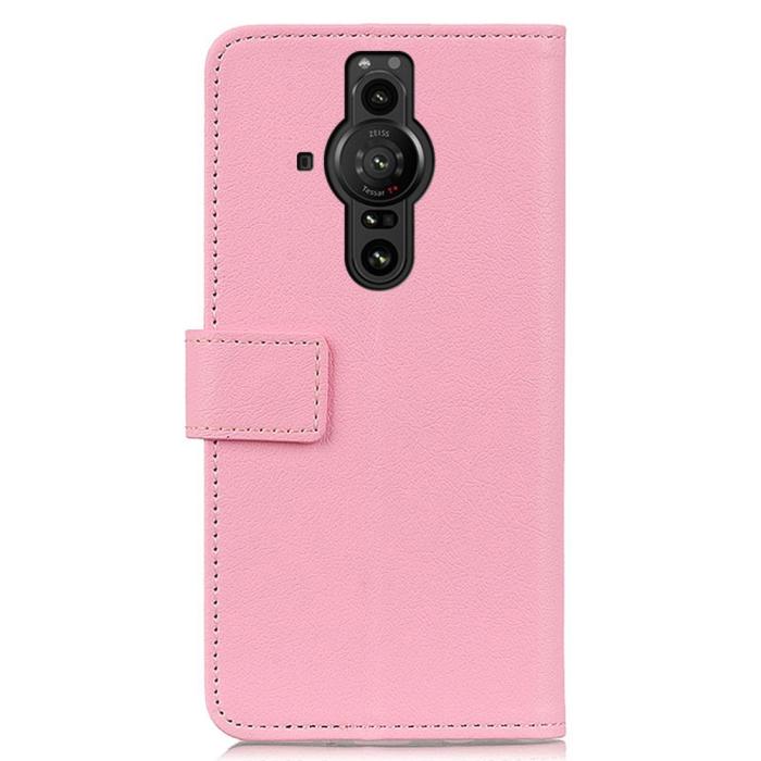 Bild 3, Sony Xperia Pro-I Fodral Läder Ljus Rosa