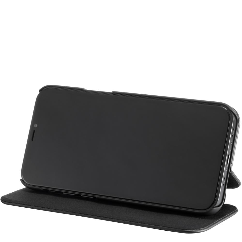 holdit iPhone 12 Mini - Slim Flip Fodral - Svart